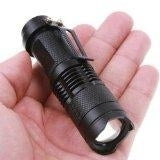 Torch LED 300 Lumens zaklamp mini black 9,3 CM