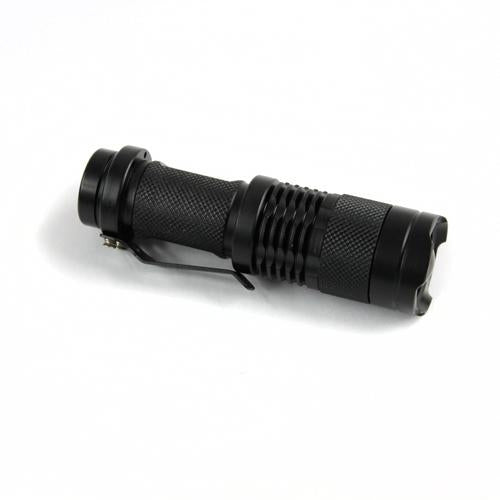 Torch LED 300 Lumens zaklamp mini black 9,3 CM