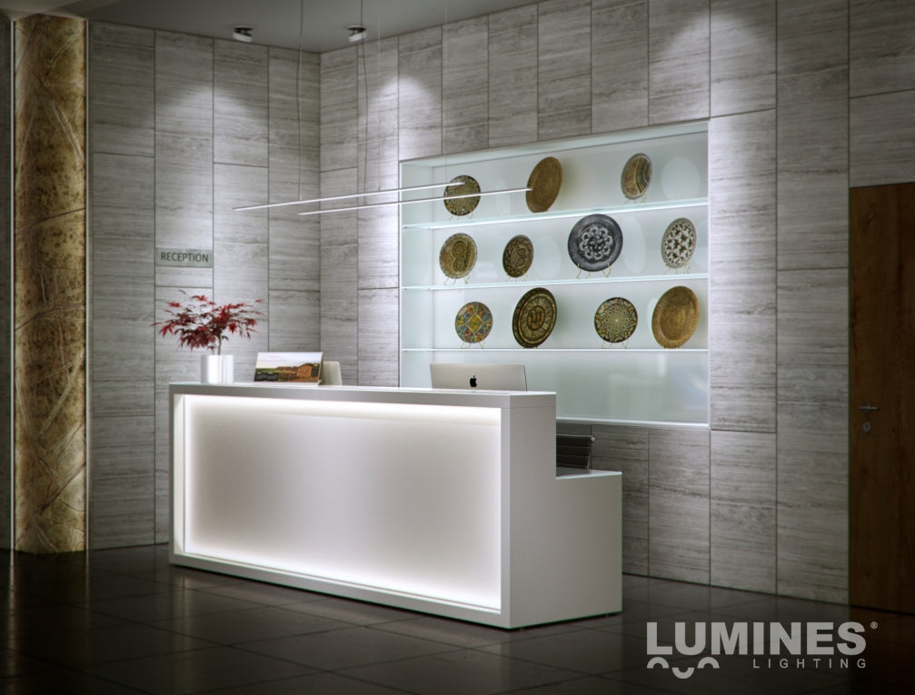 LED Profiel 1 meter - 18x17mm DESIGN Y - WIT