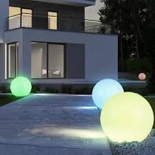 LED tuinbol 30cm - Solar - Multi Color