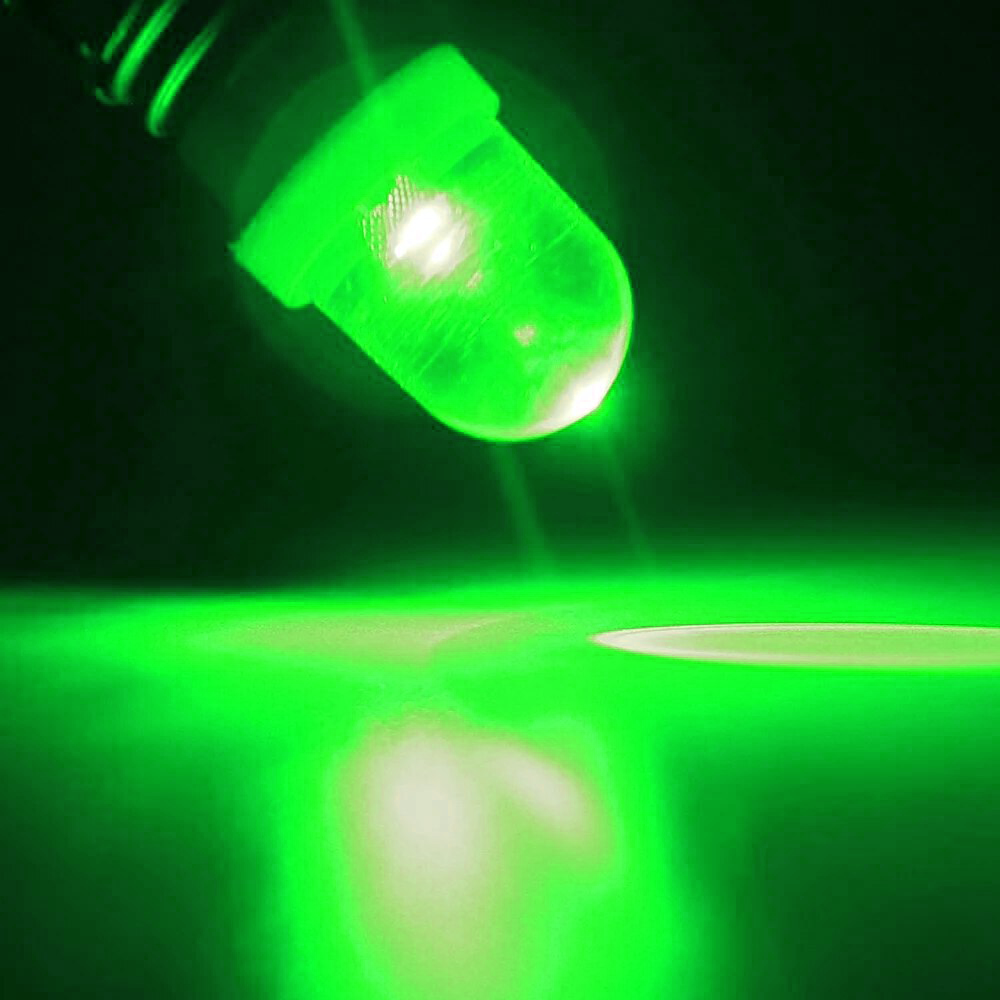 E10 LED lamp - 12V - Groen