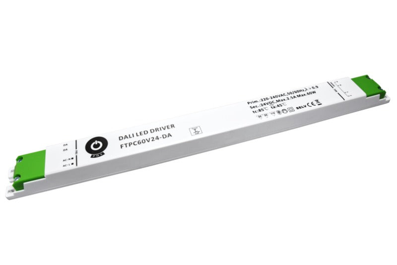 Inbouw driver 24V - 2.5A - 60W - Slim – ABC-Led