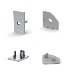 Eindkappen tbv LED profiel