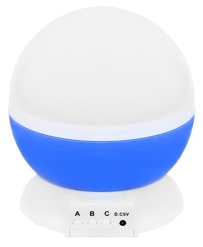 LED nachtlamp - Met projector - Blauw