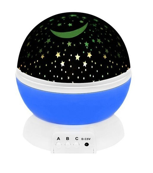 LED nachtlamp - Met projector - Blauw