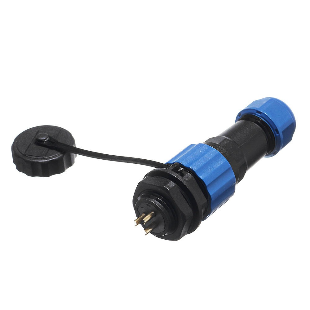 Male + socket - Waterproof cable connector - 3-wire - IP68