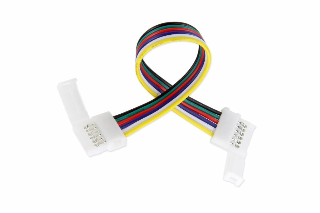 Click Cable Connector Click-Click connector kabel - RGB CCT - 6 aderig - 12mm – ABC-Led
