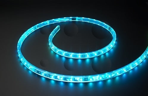 Bande LED flexible 48 LED pour aquarium, bleue