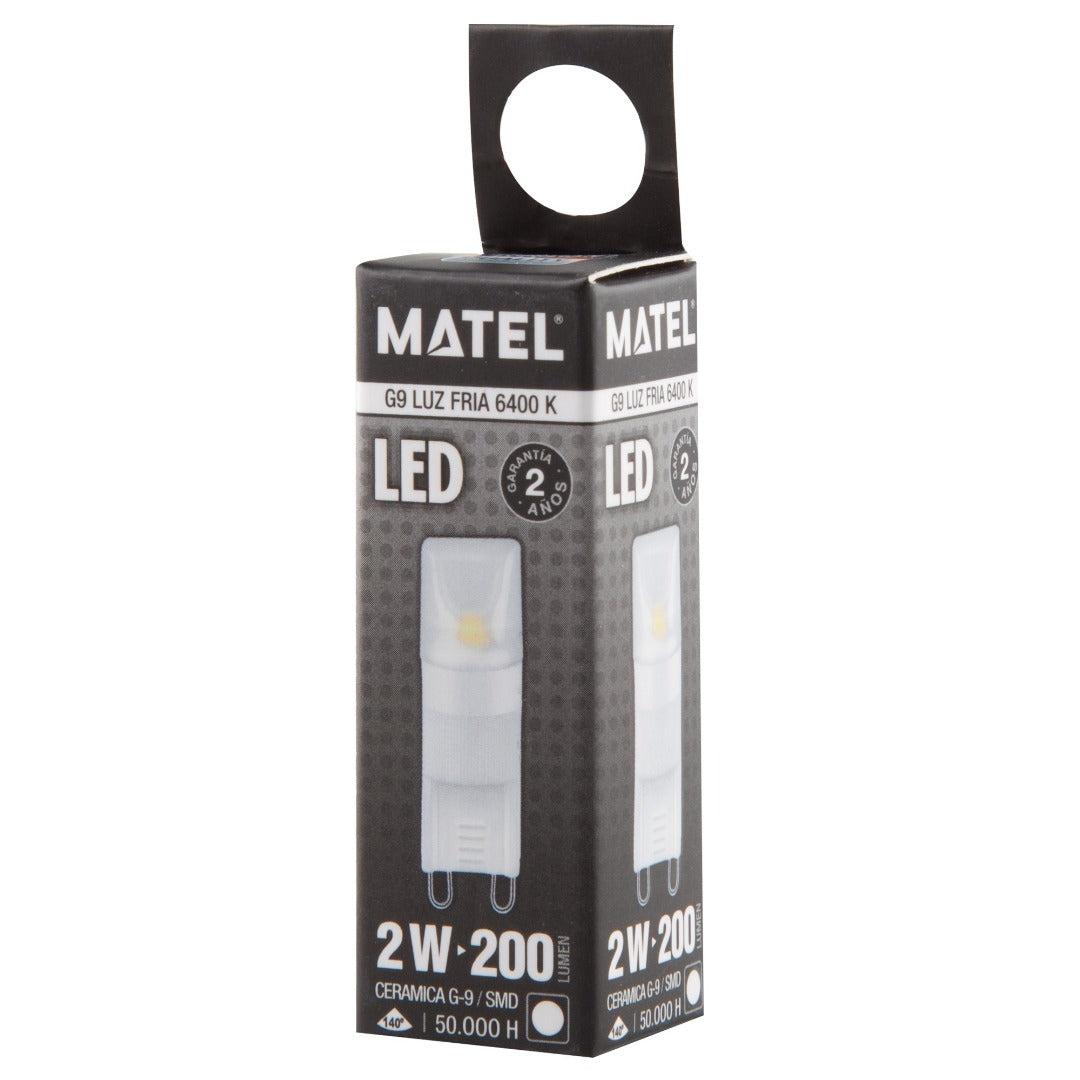 G9 - Koud Wit - 200 Lumen - 2 Watt - Keramiek