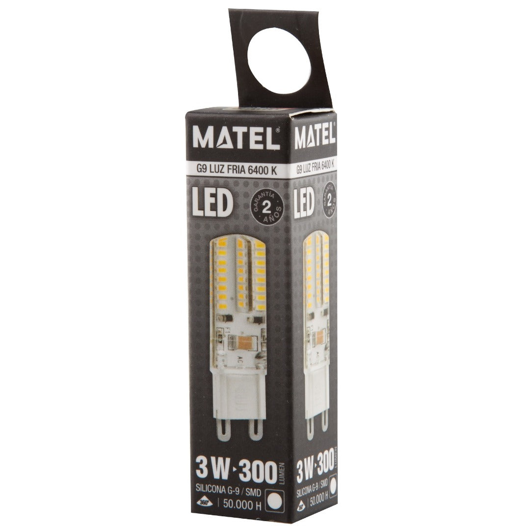 G9 - Koud Wit - 300 Lumen - 3 Watt - Matel