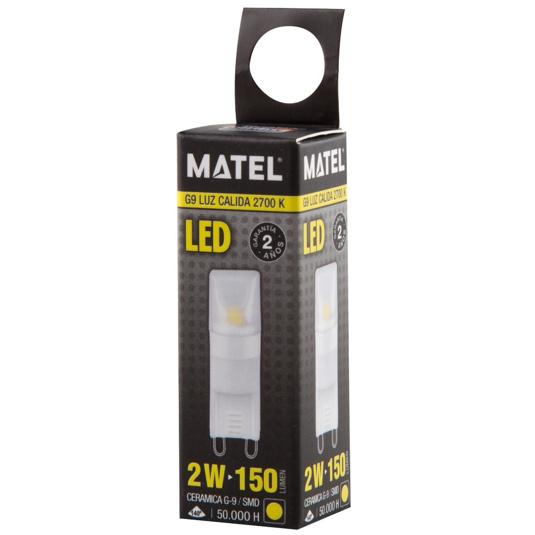 G9 - Warm Wit - 150 Lumen - 2 Watt - Keramiek