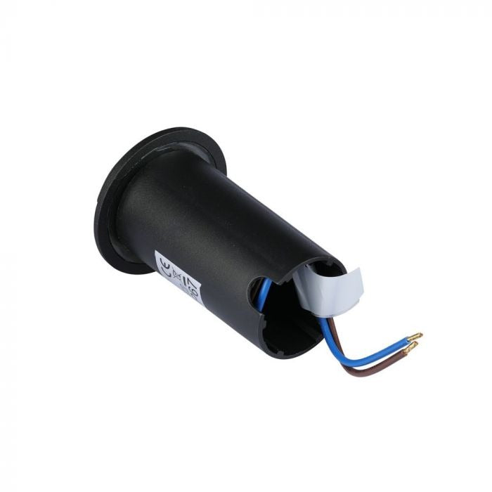 Spot de jardin double face - version noire - éclairage 12 volts - blanc chaud - IP67