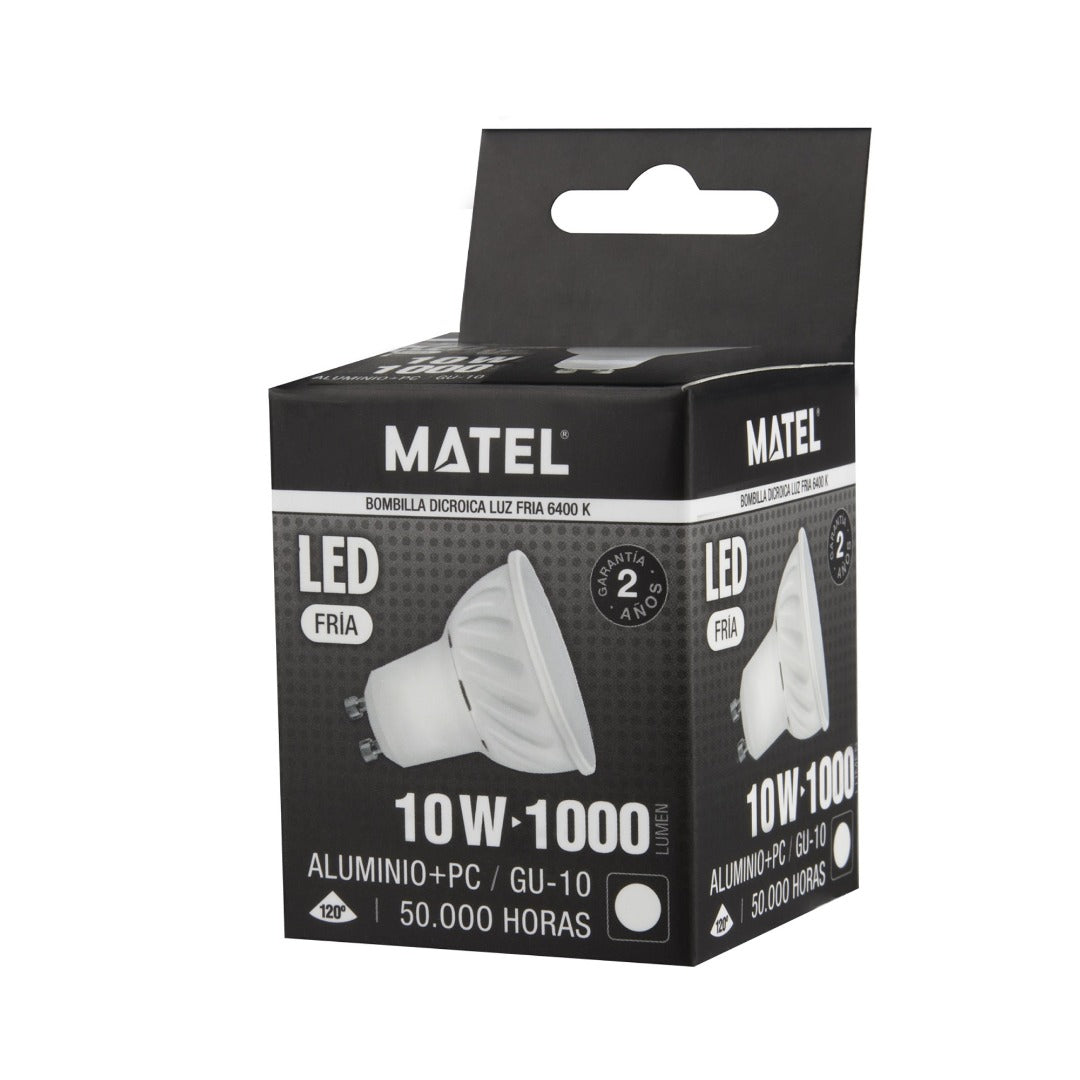 GU10 - Koud Wit - 1000 Lumen - 10 Watt