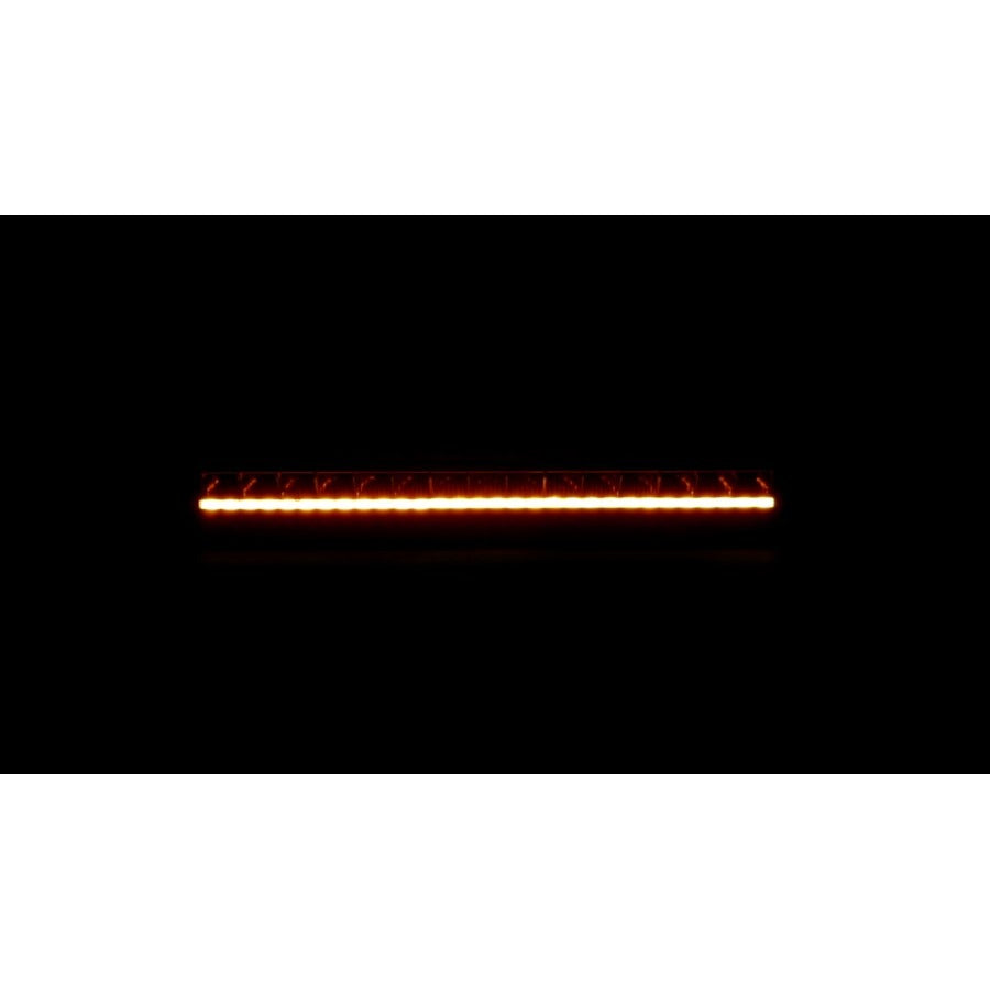 LED bar + waarschuwingslicht - R10 / R65 / R149 - Wit + amber - 12/24V - 55cm