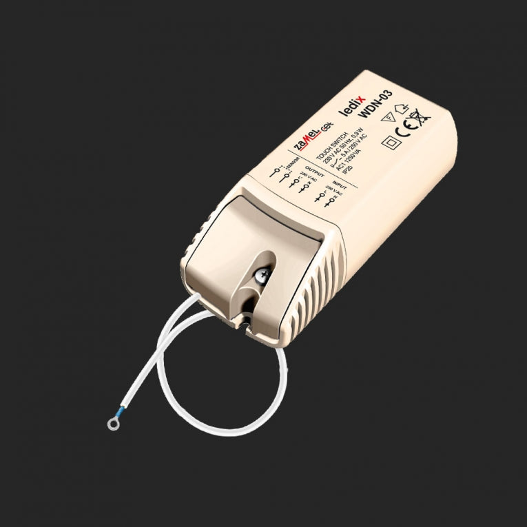 Touch bediening, on / off door aanraking