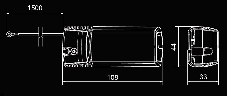Touch bediening, on / off door aanraking