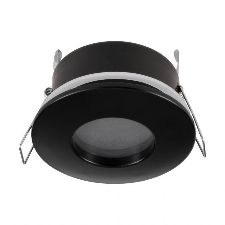 Inbouw spot GU10 - IP44 - Aluminium - Rond armatuur - Met diffuser