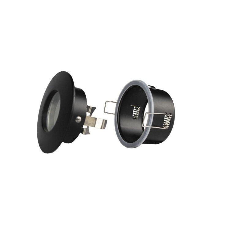 Inbouw spot GU10 - IP44 - Aluminium - Rond armatuur - Met diffuser