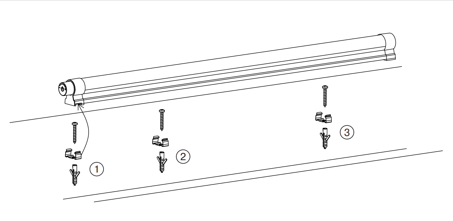 LED onderkast verlichting - warm tot koud wit - Dimbaar