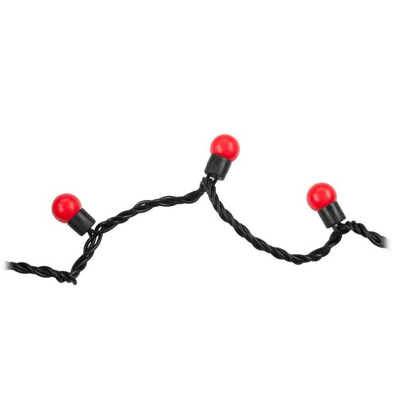 LED kerstverlichting - Rode bolletjes - 200 stuks - 20 meter