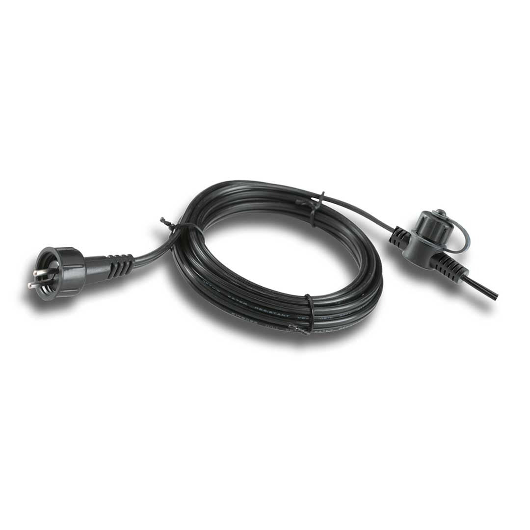 Lot de 5 spots muraux LED - 185 mm - 4 W - Noir - Kit complet