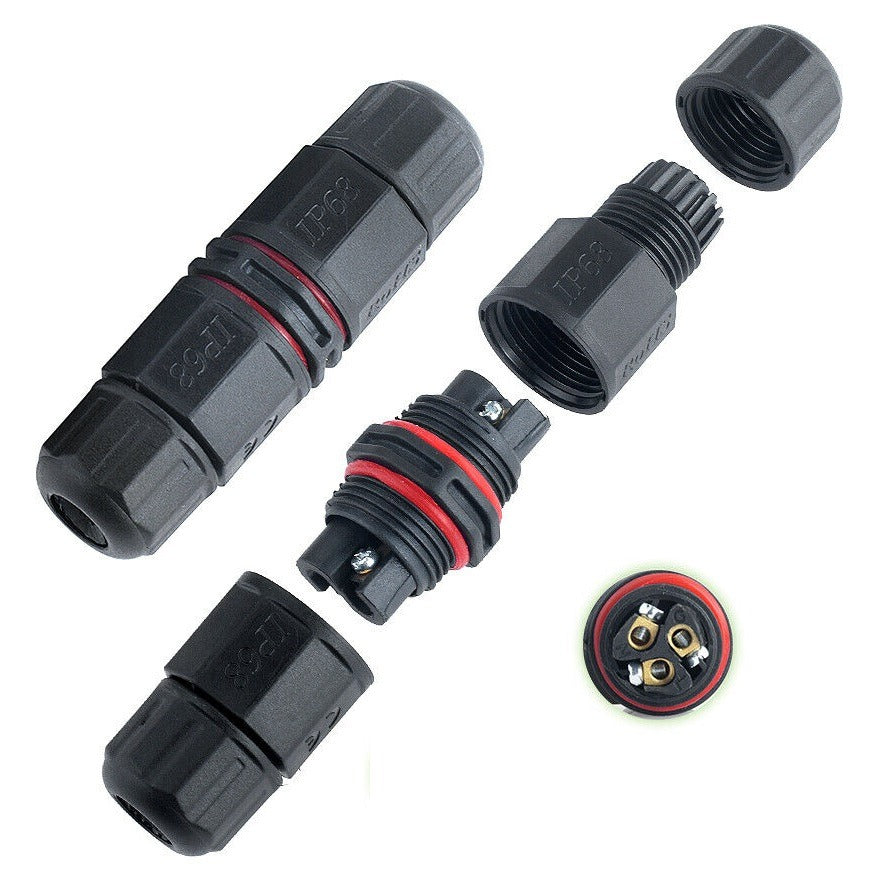 Waterdichte MINI kabelverbinder - 3x1.5mmÂ² - 80mm