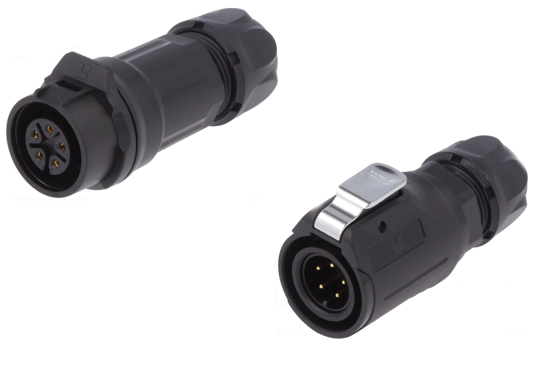 IP67 connector set - 20cm kabel - 12 tot 24 Volt - 2 pin superseal ...
