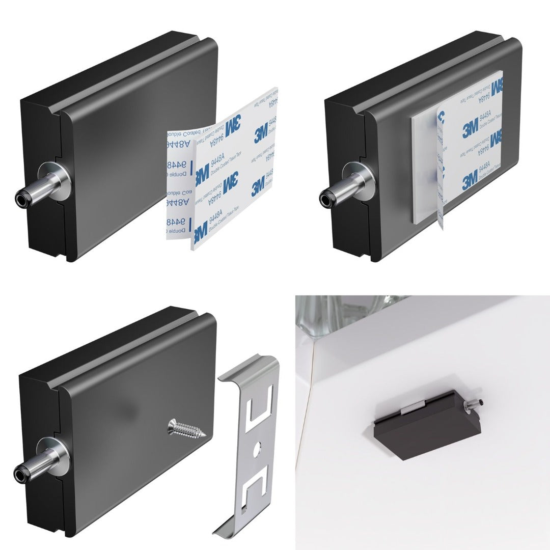 LED onderbouwverlichting - 30cm – dimbaar - zwart