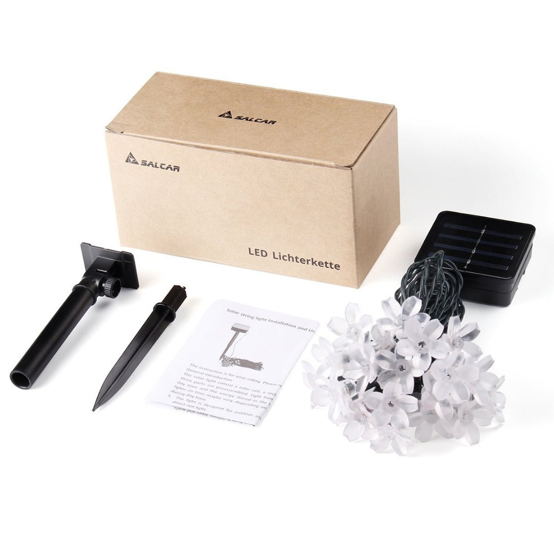 Kersenbloesem tuin decoratie- 20 LED - Solar - RGB - 5 meter