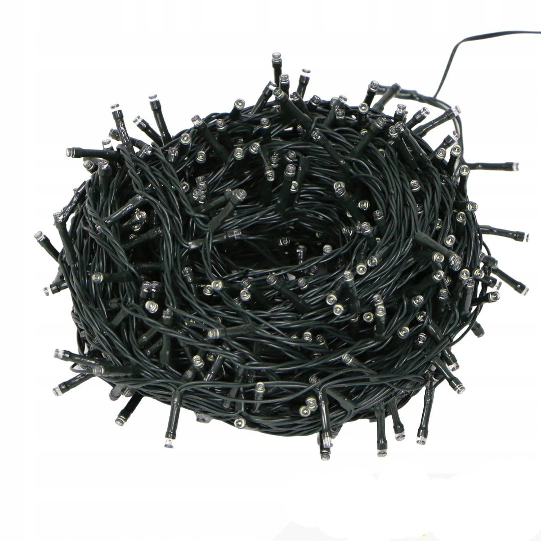 Kerstverlichting – 500 LED – Warm wit – 35 meter – 8 standen – IP44