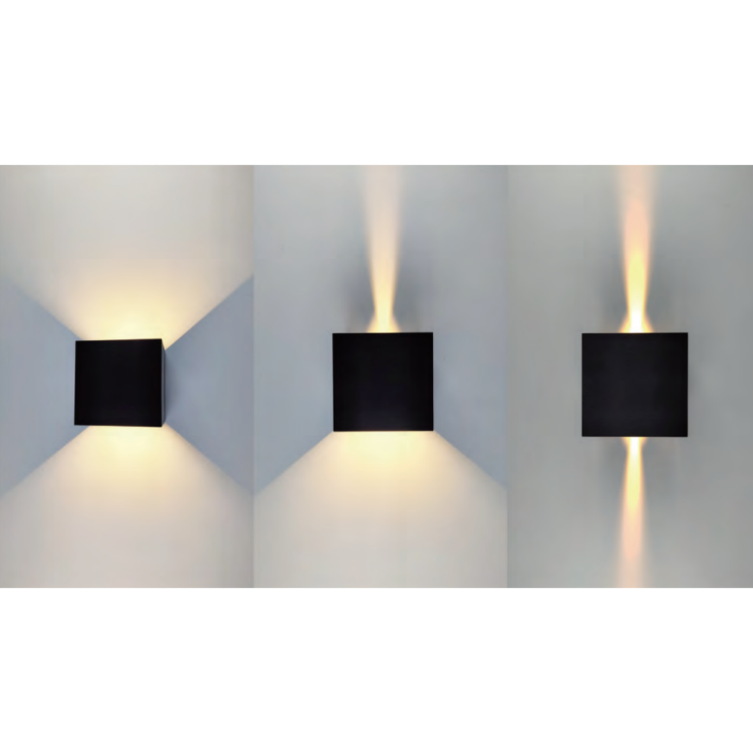 LED gevellamp G9 - 5W - Zwart