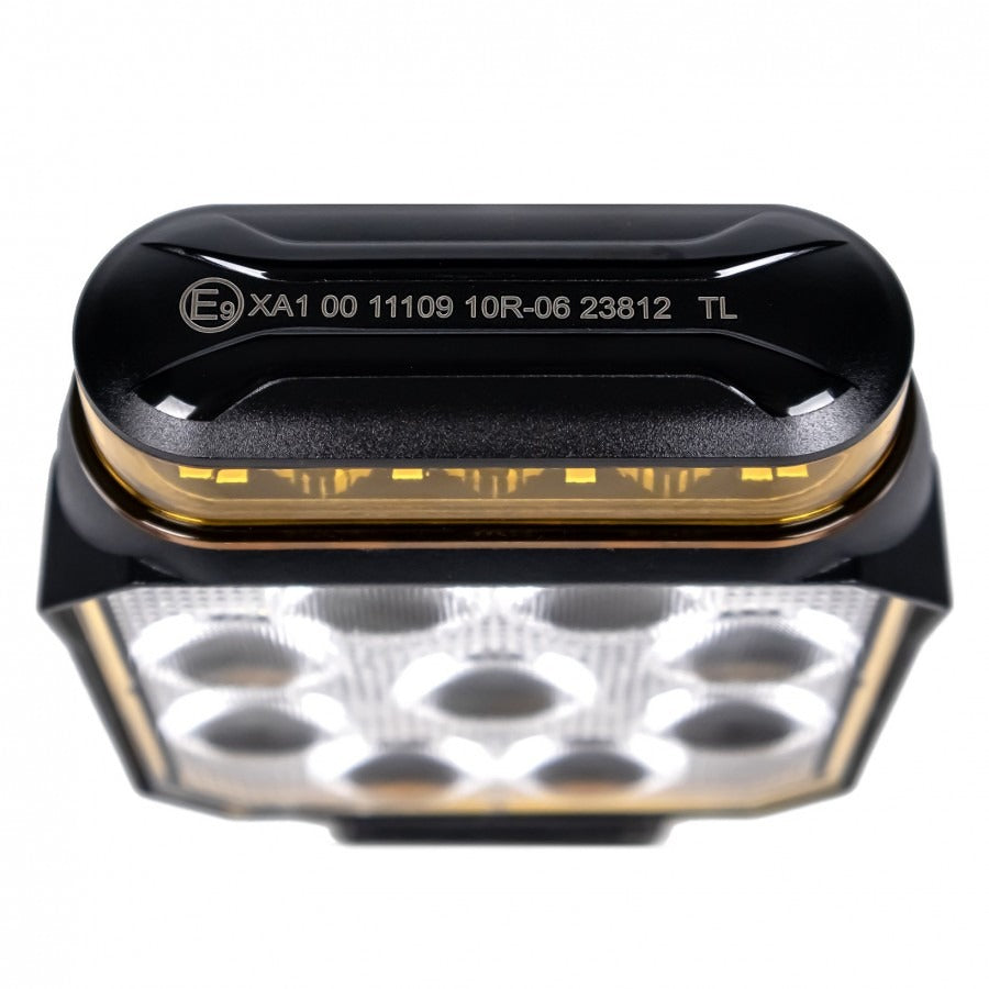 achteruitrijlicht met zwaailamp – ECE R23 - R65 en  R148