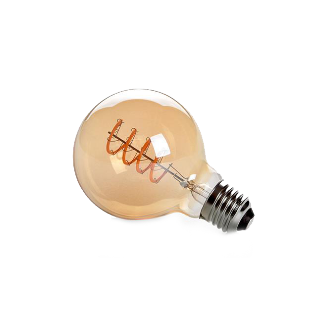 Ampoule à filament E27 - Dimmable - Blanc extra chaud - 250 lumens - 4 W - G80