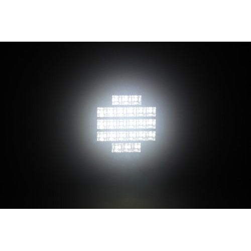 LED SPOT - 24 Led - rond - ingebouwde schakelaar - extra fel - Koud Wit