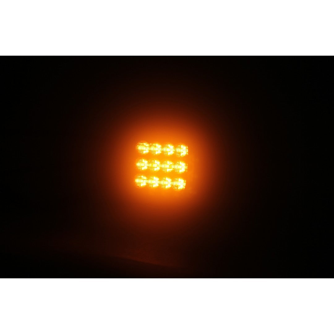 Oranje flitser- 12 LED - 5W - R65 R10 E-keurmerk - Magnetisch