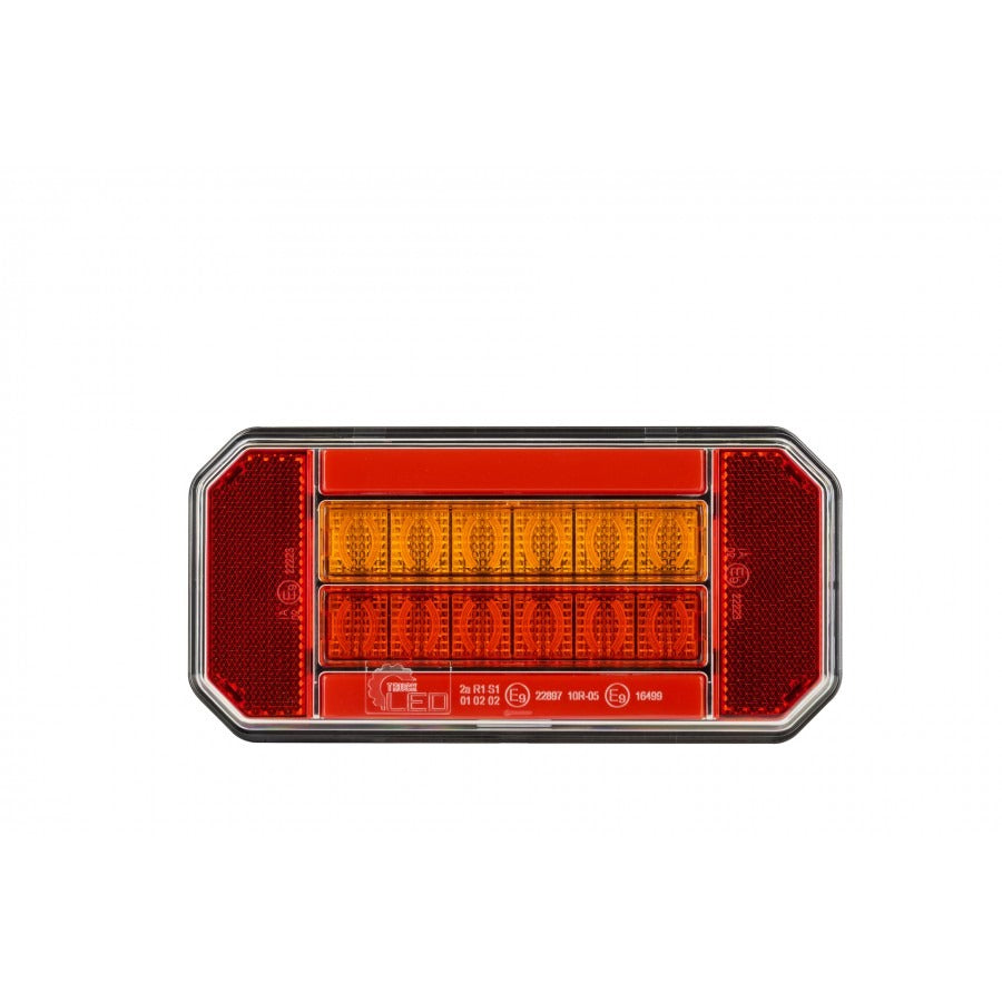 LED rear light + indicator - 12/24V - 24 LED