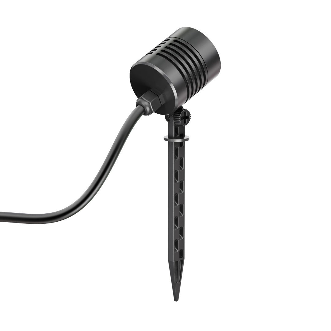 Spot de terre 230 V - Avec prise - Blanc froid - 4 W - 188 mm