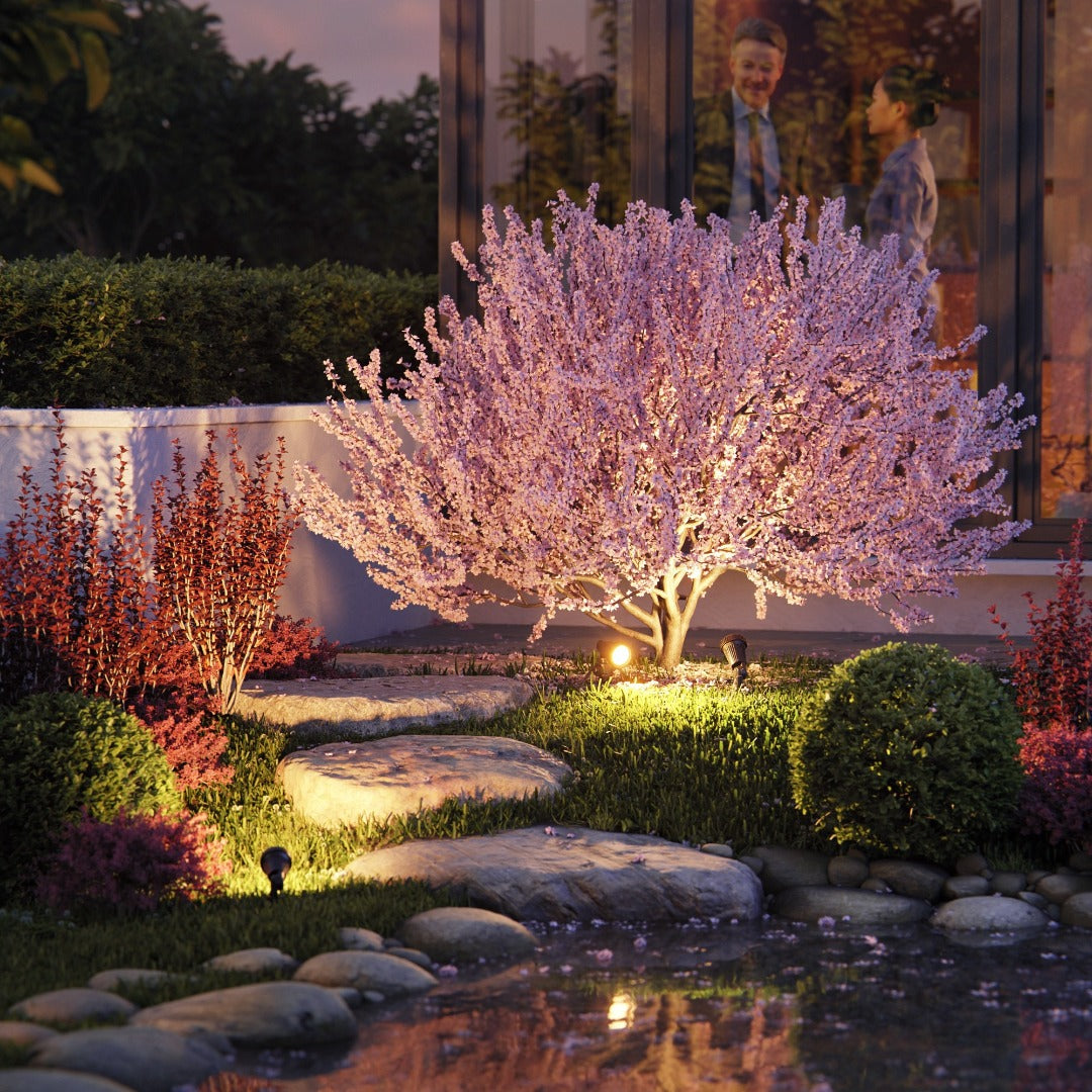 230V ground spot - GU10 fitting - 15 Watt - 390mm - Rotatable