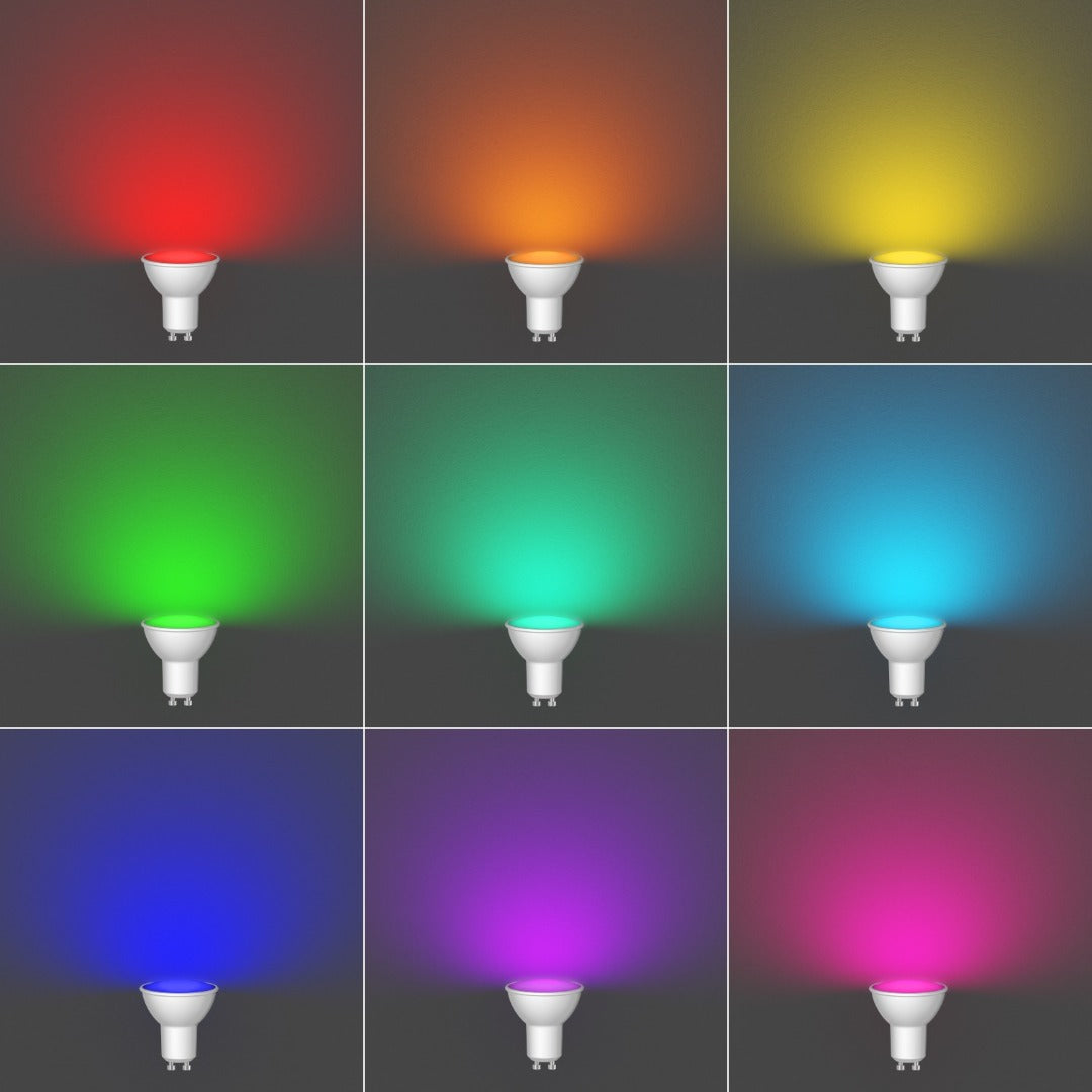 Smart wifi lamp - GU10 - RGB + warm / koud wit