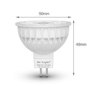 LED spot RGB + CCT - 4W MR16 - FUT104 Mi-light 2.0