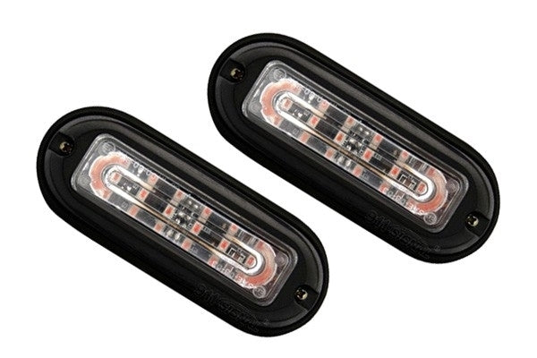 ORANJE bumper flitser transparant- synchronisatie mogelijkheid