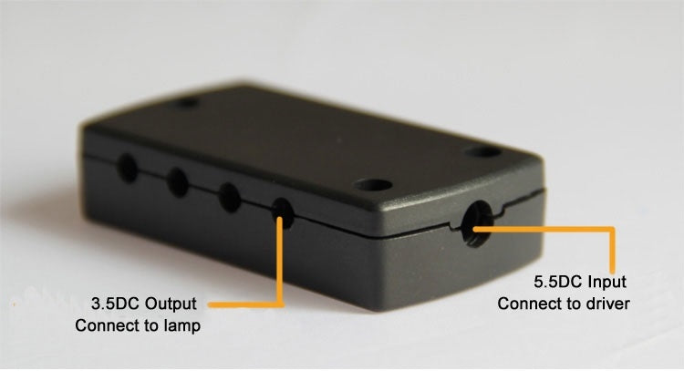 Splitter voor keuken verlichting