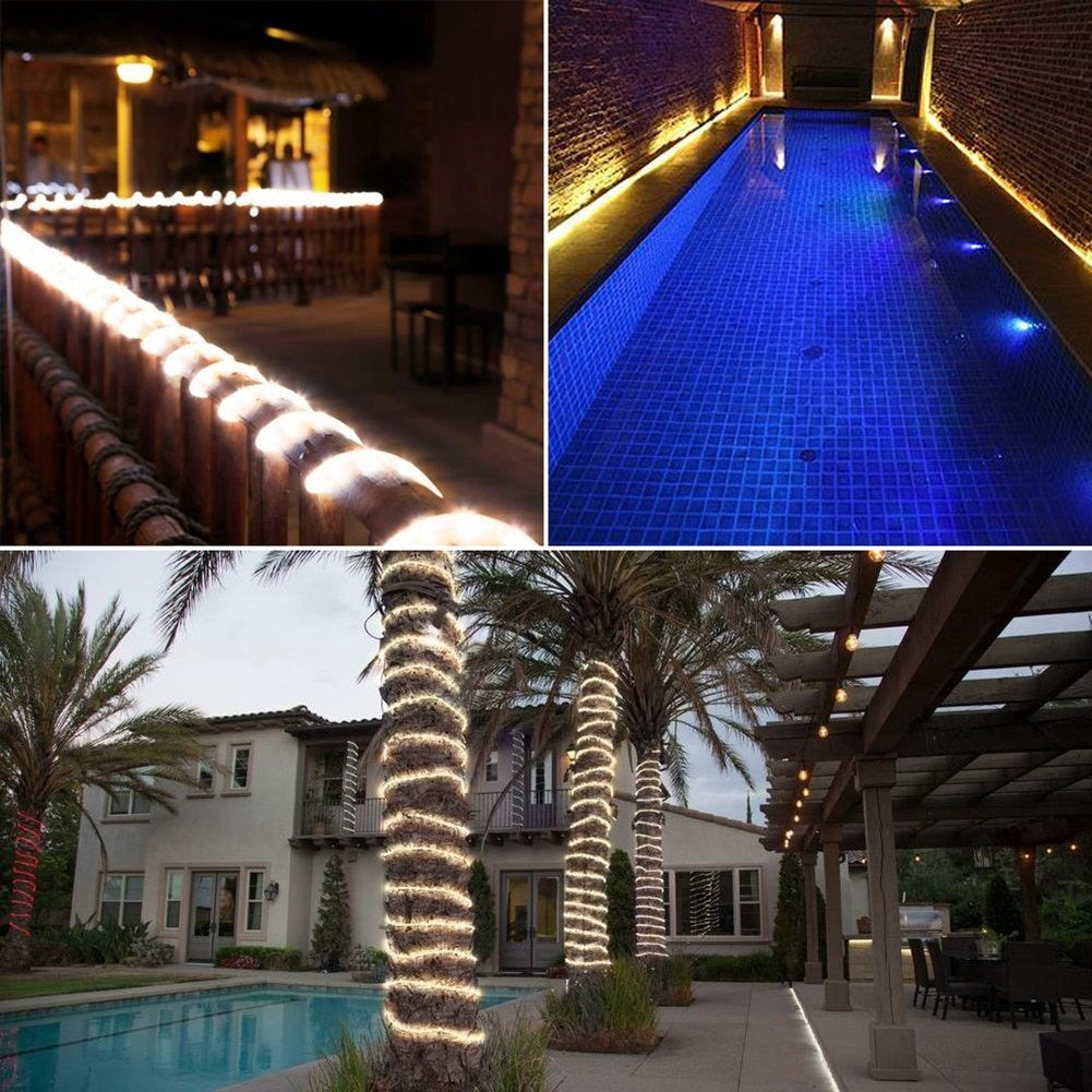 LED lichtslang - 10m - Waterproof - 8 standen - warm wit