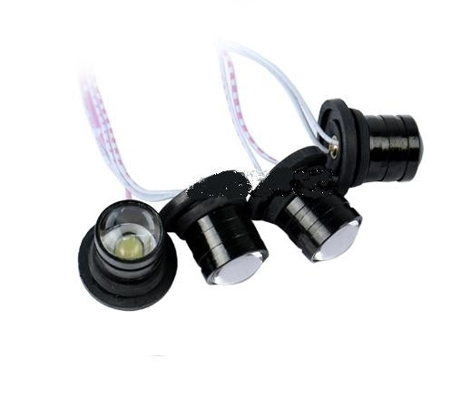 WIT strobe 4-LED light flitser -zwaailicht