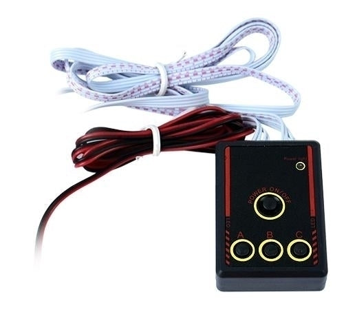 ORANJE strobe 4-LED light flitser