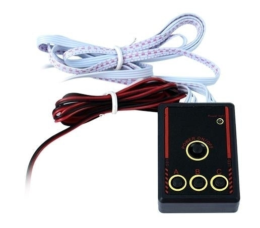 WIT strobe 4-LED light flitser -zwaailicht