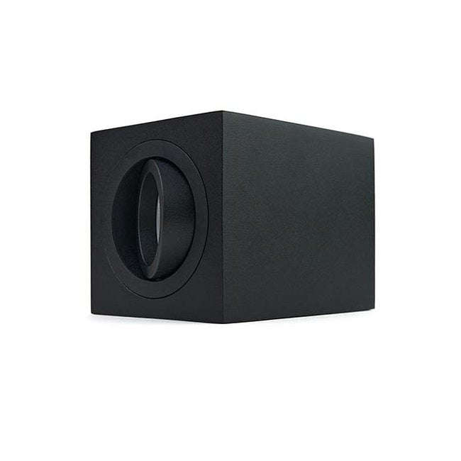 Opbouw spot GU10 - 96mm - Kunststof - Vierkant armatuur - Zwart