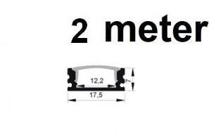LED Profiel 2 meter - 7mm slim - plat model