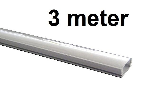 LED Profiel 3 meter - 7mm slim - plat model