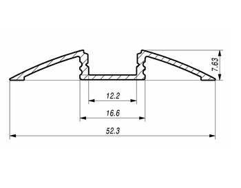 LED Profiel 1 meter - dorpel plint